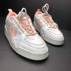 Adidas Originals‎ ADI2000 Women's Trefoil Life Style Sneakers White/Coral size 9